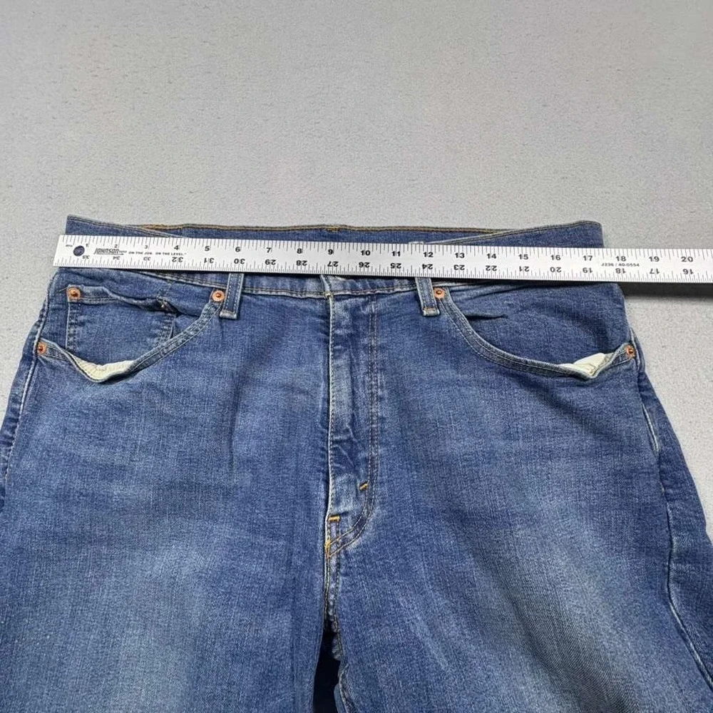 Levis 511 Slim Fit Jeans Mens‎ Blue Medium Wash Stretch Denim 36x32